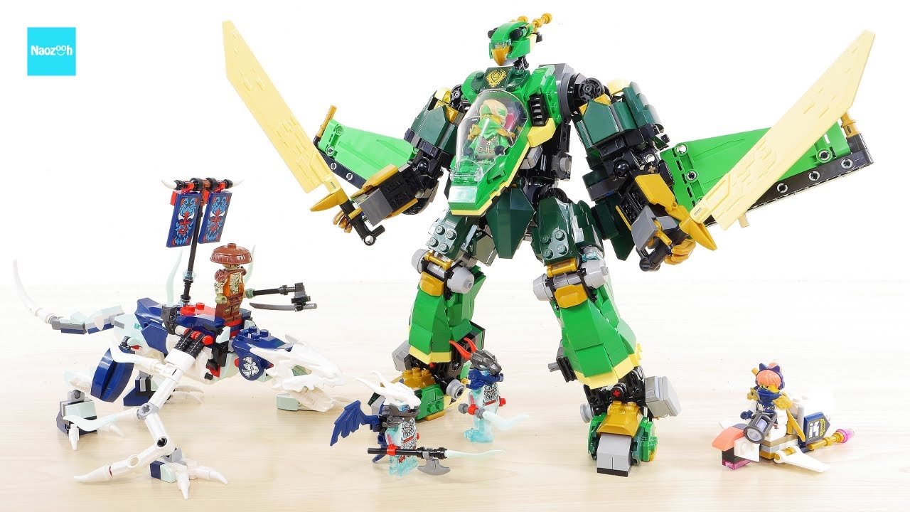 とらさん LEGO NINJAGO Lloyd's Green Jet Mech 71845 - YouTube