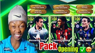Pack opening  Nesta Seedorf et Zanetti 