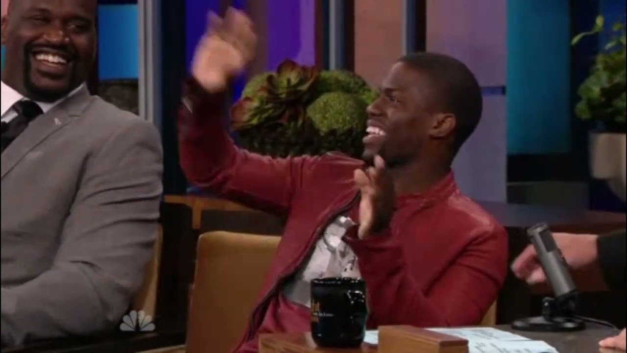 Kevin Harts funny story at Disney World. Justin Timberlake and Shaquille O'Neal can't stop laughing.