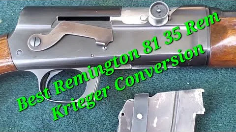 Remington Model 81 35 Rem Krieger Conversion Magazine Removal Detachable 8 Shooting Destry Hoffard