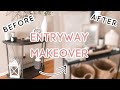 ENTRYWAY MAKEOVER | Small Entryway Decorating Ideas!