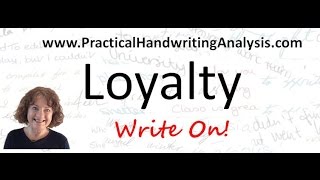 How to identify Loyalty from Handwriting Analysis  Graphology