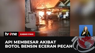 Kebakaran Bengkel & Rumah, Pemilik Alami Luka Bakar | Kabar Pagi tvOne