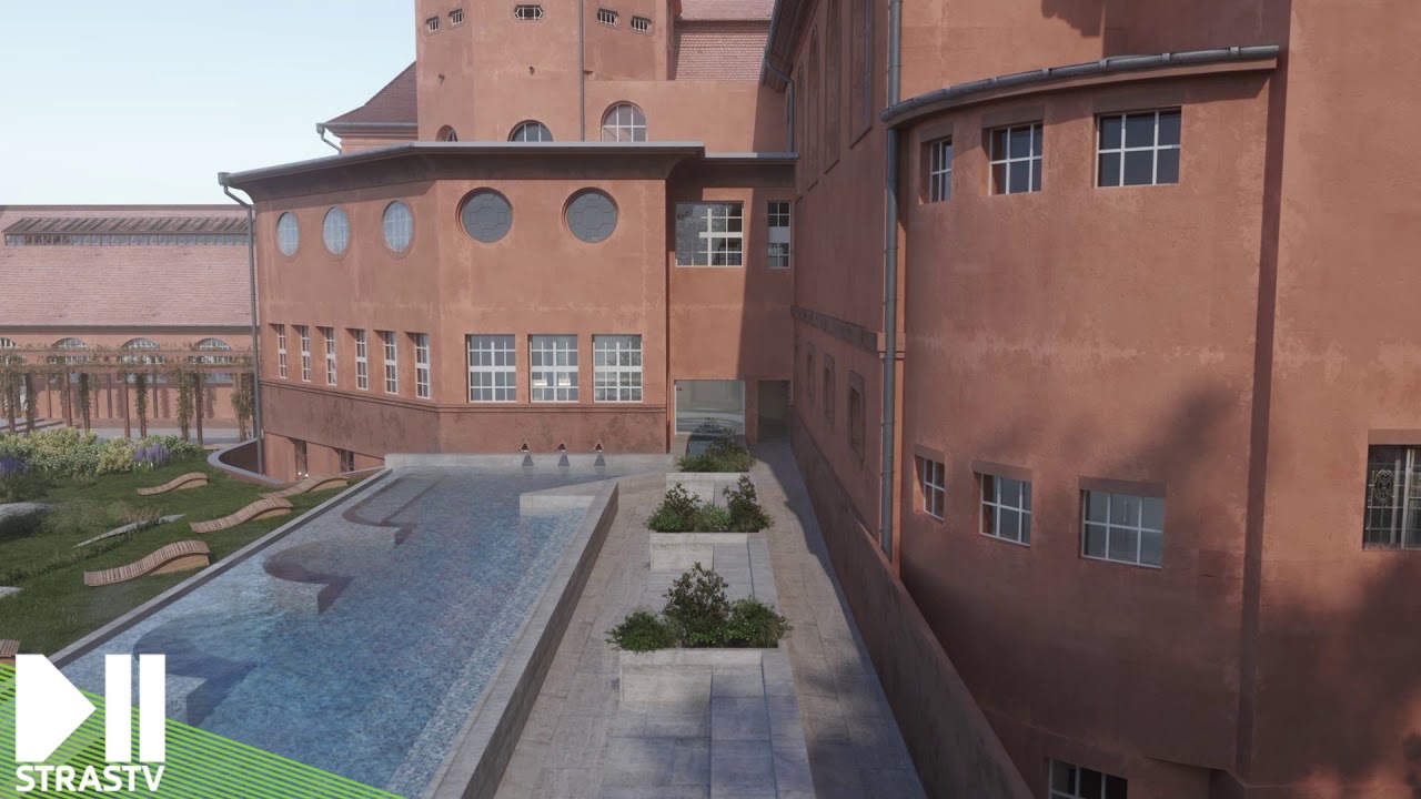 Les premières images du projet pour les bains municipaux à Strasbourg