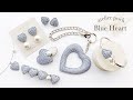 【ハンドメイド】メイキング動画＊グルーデコ®︎ | Blue Heart【atelier pochi】