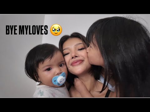 SAYING BYE TO MY KIDS (GOING BACK TO AMERICA 😕) | ERICA AHERN