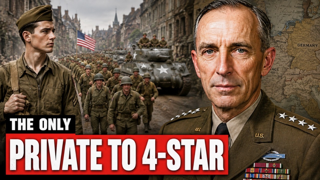 The Only American General Who Rose From Private to Four Star Command