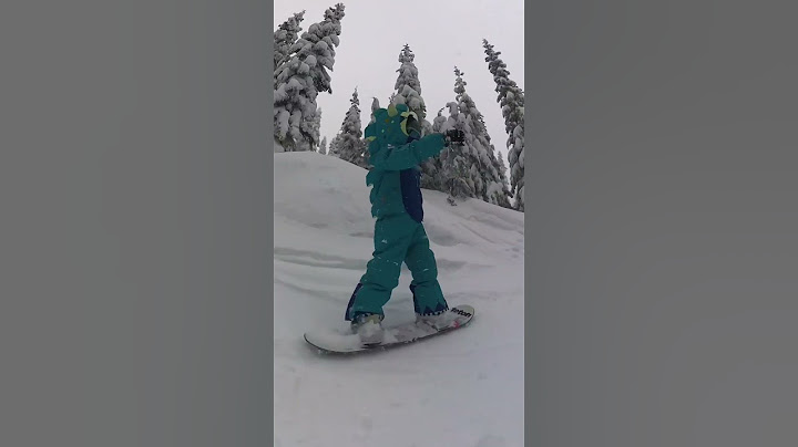 “Did you know I could Snowboard like that, dad?”