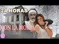 24 Horas con la Monja 🎃 Un día de Terror con la monja  LA DIVERSION DE MARTINA