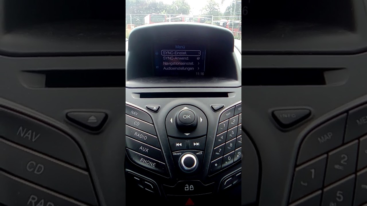 Engineering Menü Ford Fiesta MK 7 FL mit Navigation YouTube