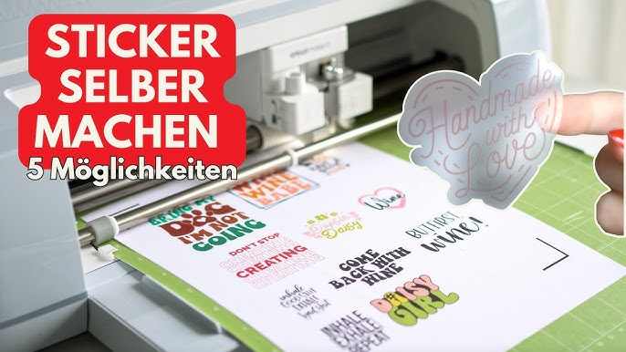 Print&Cut Anleitung - Eigene Aufkleber selbermachen & mehr!