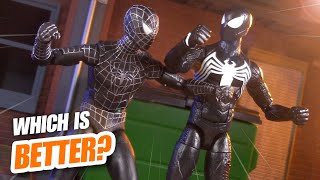 GamerVerse Black Suit Peter Parker vs Tobey Maguire! Hasbro Marvel Legends Spider-Man 3, PS5 Review screenshot 4