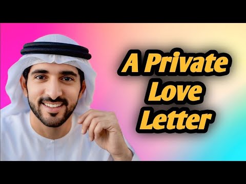 A Private Love Letter | Fazza Poems | Emotional \u0026 Tribute Poetry Inspired by Sheikh Hamdan (Fazza)