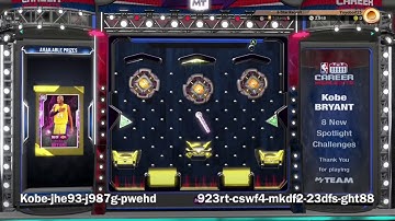 Kobe Bryant locker code!!!! Nba 2k20 Myteam lockercodes