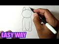 Draw so cute animals easy: Cat | SIMPLE CAT DRAWING