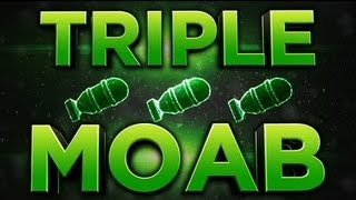 MW3 Lockdown TRIPLE UNSILENCED MOAB!! (84-5)