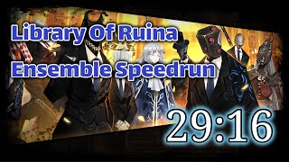 【Library Of Ruina】Ensemble Speedrun - 29:16【残響楽団RTA】