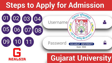Steps to apply for Admission in Gujarat University - 2023 | Step by Step Guide | GU Admission2023-24