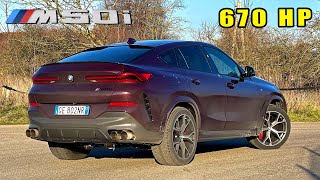 670HP BMW X6 M50i REVIEW on Autobahn “Bye Bye Urus”