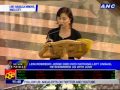 Atty. Leni Robredo speaks after accepting Legion of Honor for Sec. Robredo