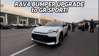 RAV4 BUMPER UPGRADE to GR SPORT!