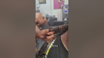 LOC TUTORIAL ON BARRELROLL LOC BRAIDS - DREADLOCK STYLES