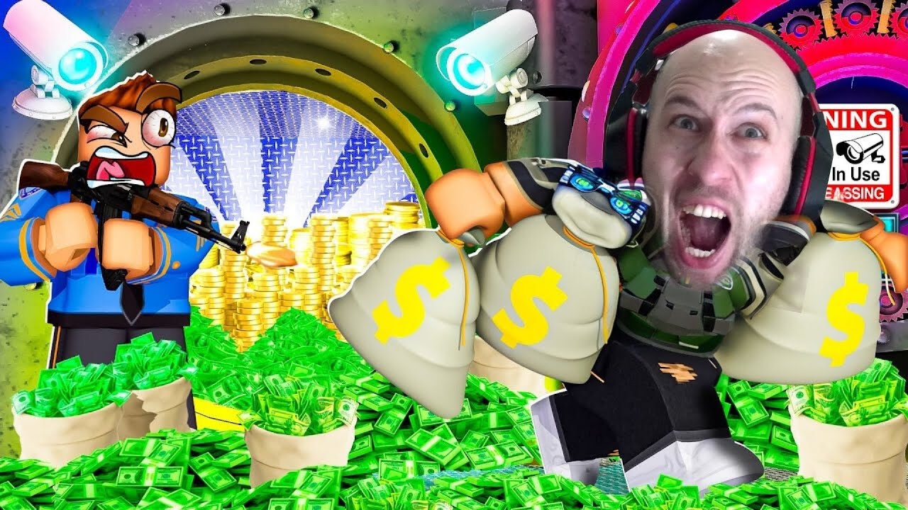 בניתי את הבנק הכי מטורף ברובלוקס ! ושדדתי את שאר הבנקים באזור !  Heist Tycoon💰