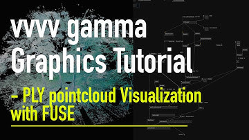 vvvv gamma Graphics Tutorial 018 | Realtime PLY pointcloud Visualization with FUSE