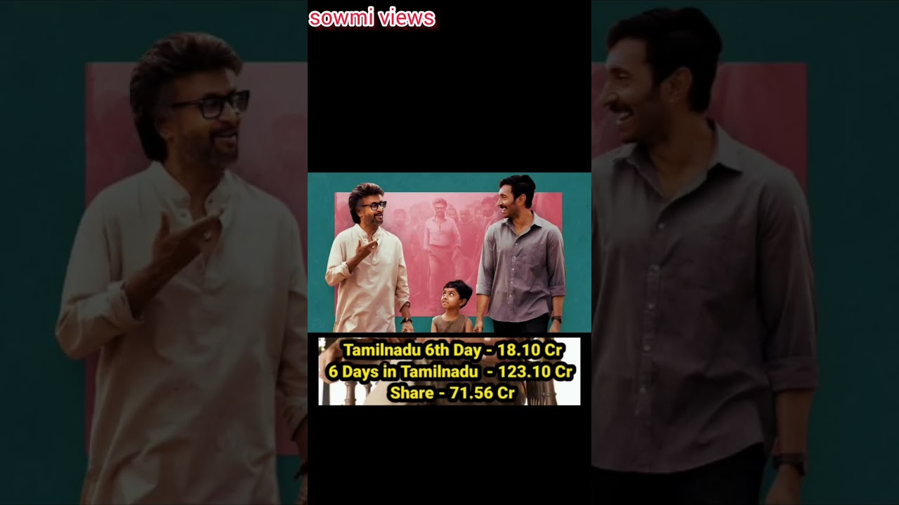 jailer movie 6th day collection in Tamilnadu 