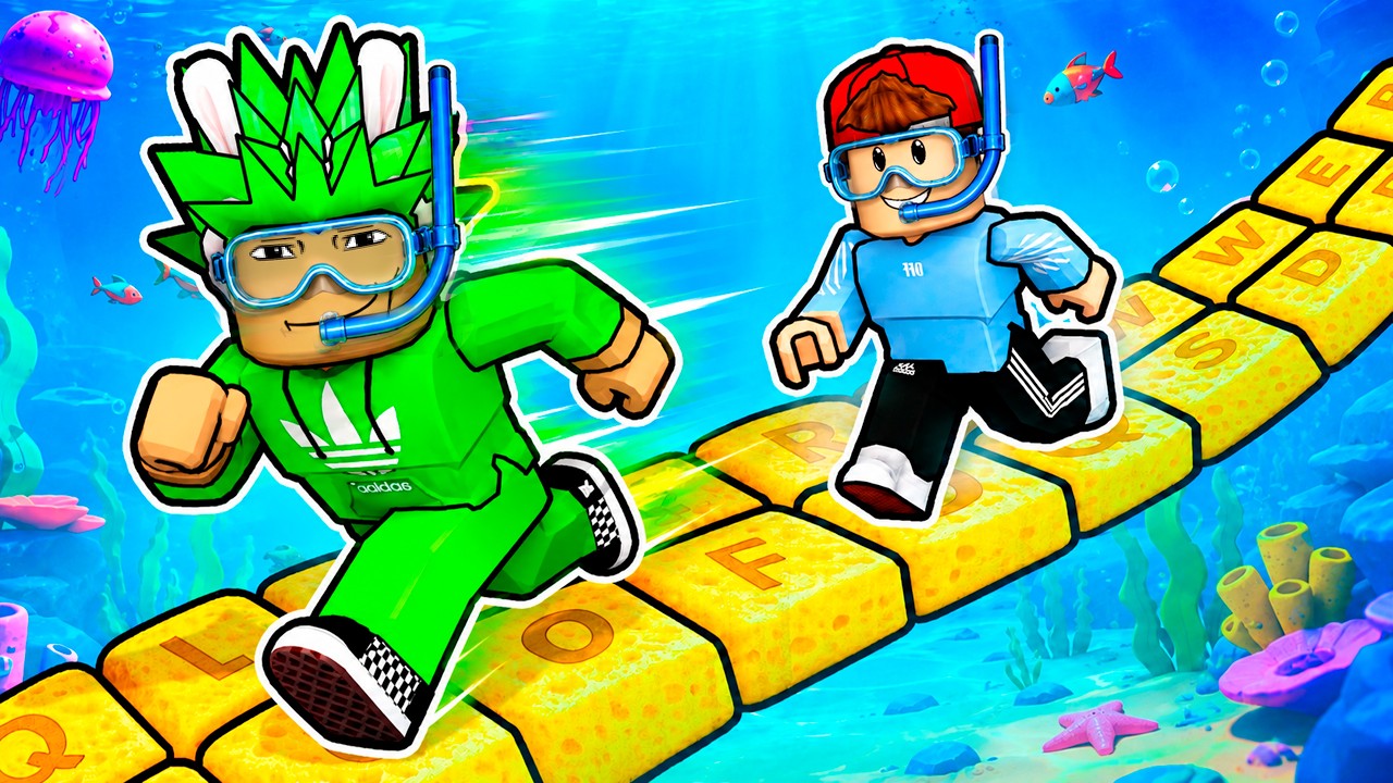 wir spielen UNTERWASSER KEYBOARD ESCAPE!
