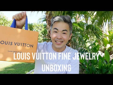 LOUIS VUITTON NECKLACE UNBOXING - 18 CARAT GOLD, PINK MOTHER OF