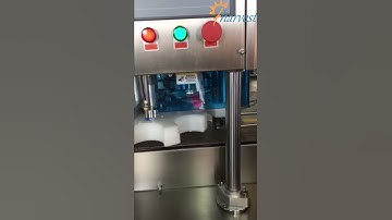 #Automatic PET container #closing machine, easy open lid sealing #machine,# plastic #can #seamer