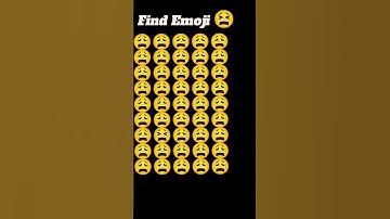 Find Emoji Challenge part12 #mindgame #find#EmojiTrickyChallenge #EmojiHunt