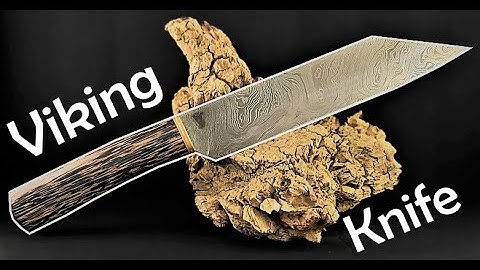 Damascus Viking Knife | Knifemaking