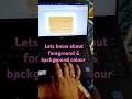 Learn about foreground and background colour in Ms-Word #computereducation #windows #forkids