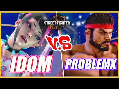 SF6 CB 🔥 iDom (Juri) vs ProblemX (Ryu) 🔥 Street Fighter 6