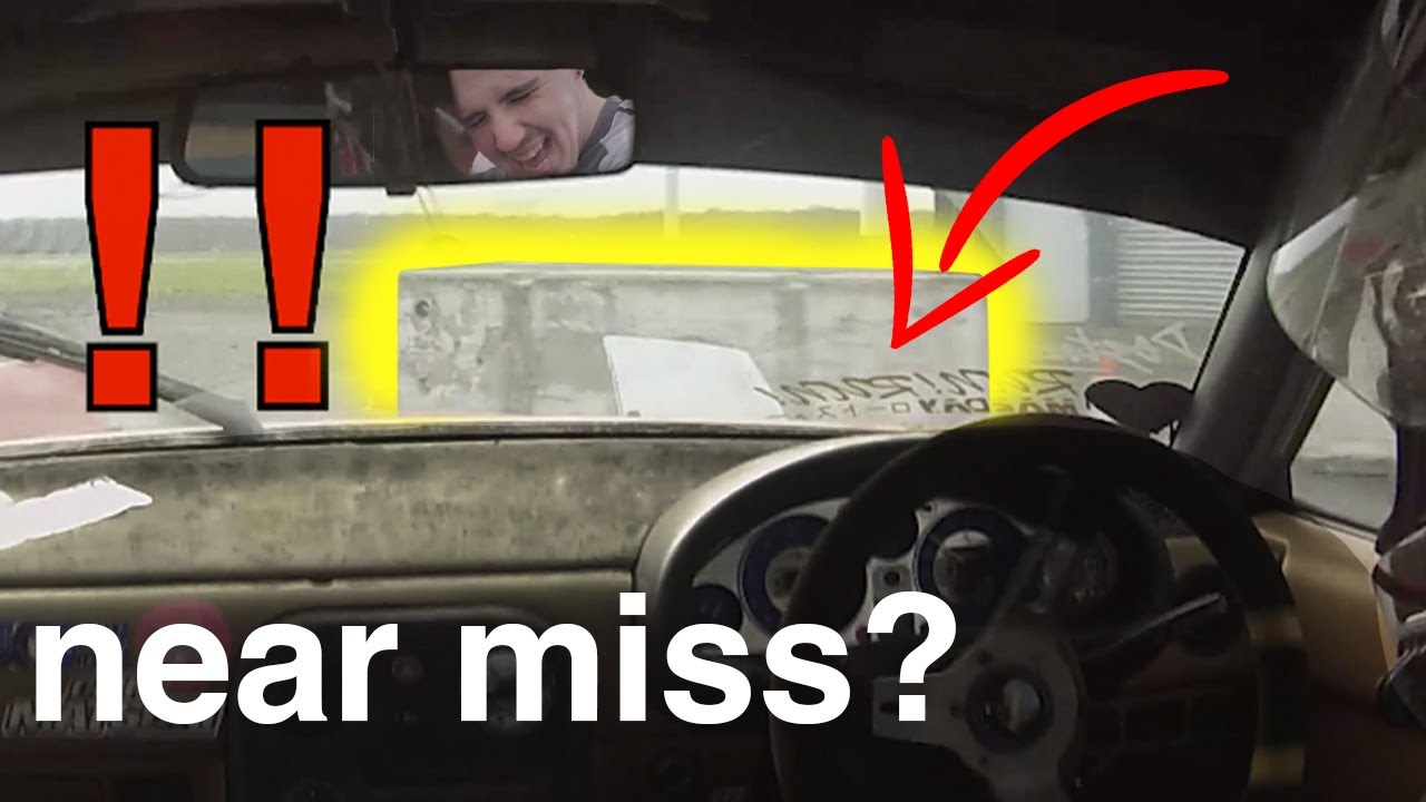 It's a Mazda Drift Party at Santa Pod! **NEAR MISS!*
