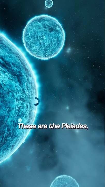 Spectacular Pleiades! 'Seven Sisters' star cluster!💫 #StarCluster #StellarPhenomenon #shorts