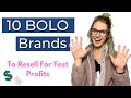 10 BOLO Brands every reseller should know! | Brands That Sell Fast On Poshmark