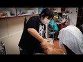💈🇯🇵名物「つかれはがし」で重だるスッキリ、北区十条の老舗床屋「セイカ理容所」でシャンプー、シェービング、マッサージ