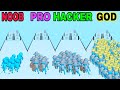 NOOB VS PRO VS HACKER VS GOD  in Crowd Run: Join & Clash