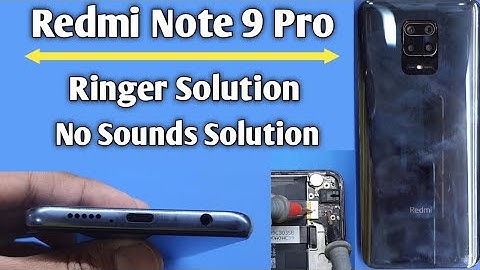 Redmi note 9 pro ringar problem solution/redmi note 9 pro speaker problem/no sounds/low sounds