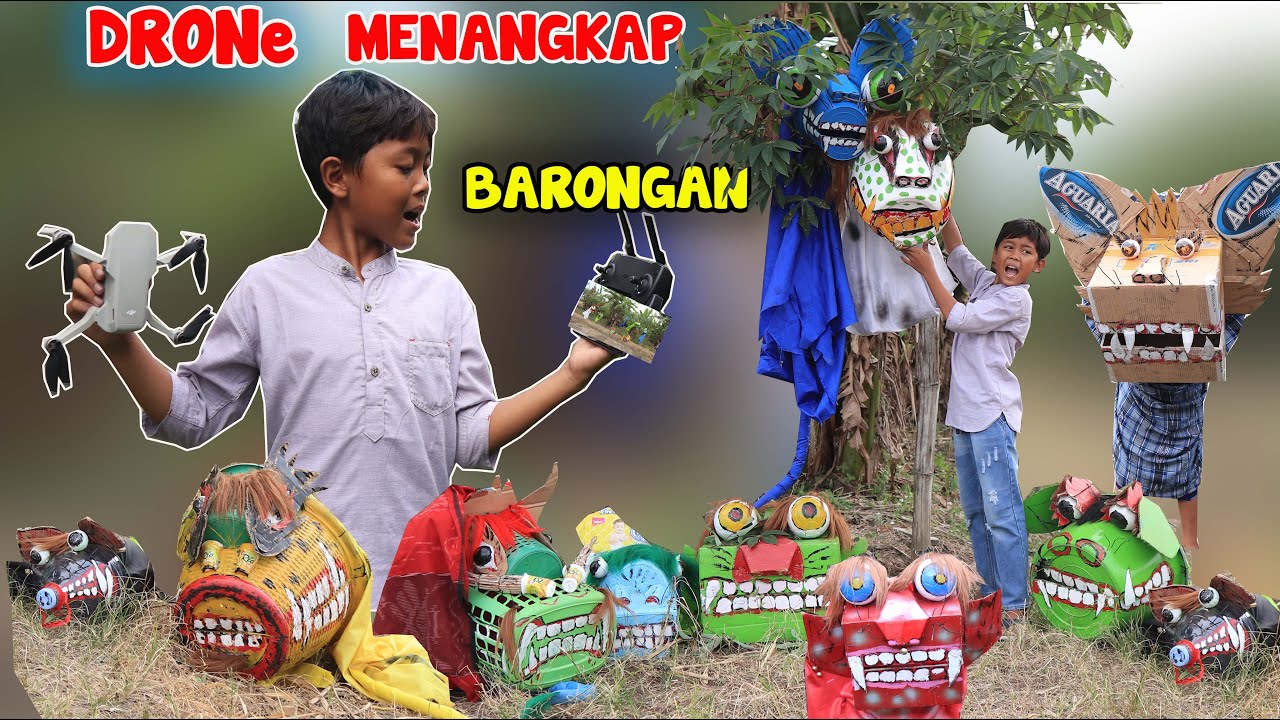MENCARI BARONGAN PAKAI DRONE | DRON MENANGKAP BARONGAN JAHAT