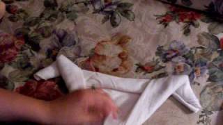 The Roll Fold for Boys - Folding Flats / Flat Diapers