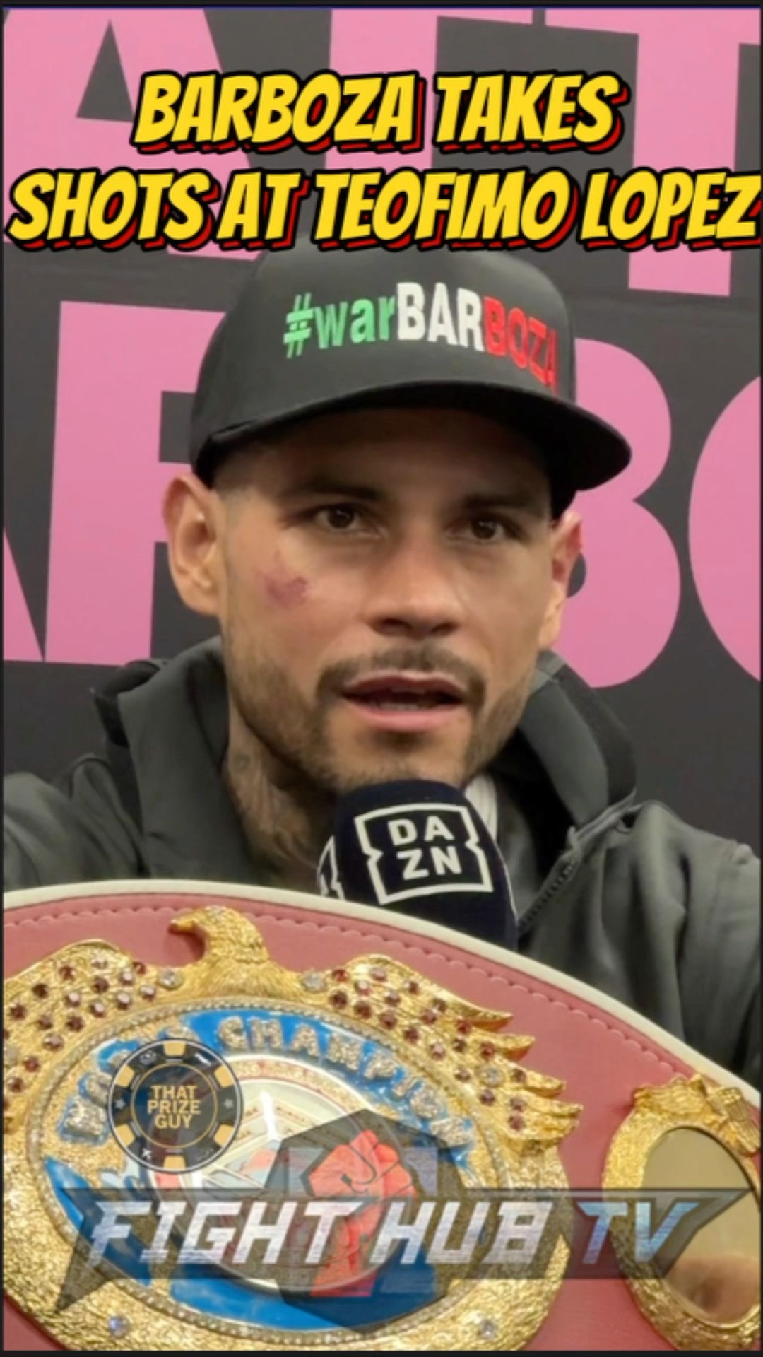 Arnold Barboza DISSES Teofimo Lopez for DUCKING him; NO Catterall rematch!