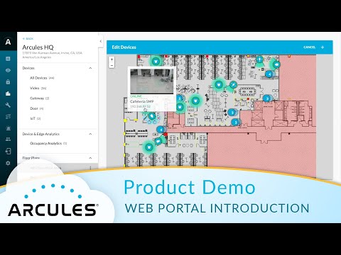 Arcules Cloud Surveillance - Portal Overview