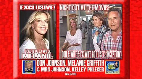Don Johnson Ex Wife Melanie Griffith & Wife Kelley...