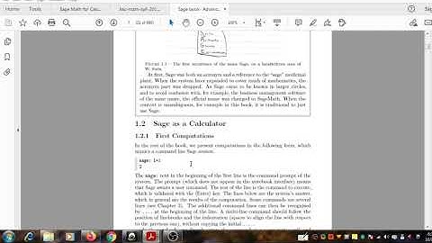Sage math in Simple Steps   As a Calculator
