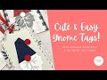 DIY Cute & Easy Gnome Christmas Gift Tags! (With Creative Memories Punches!)