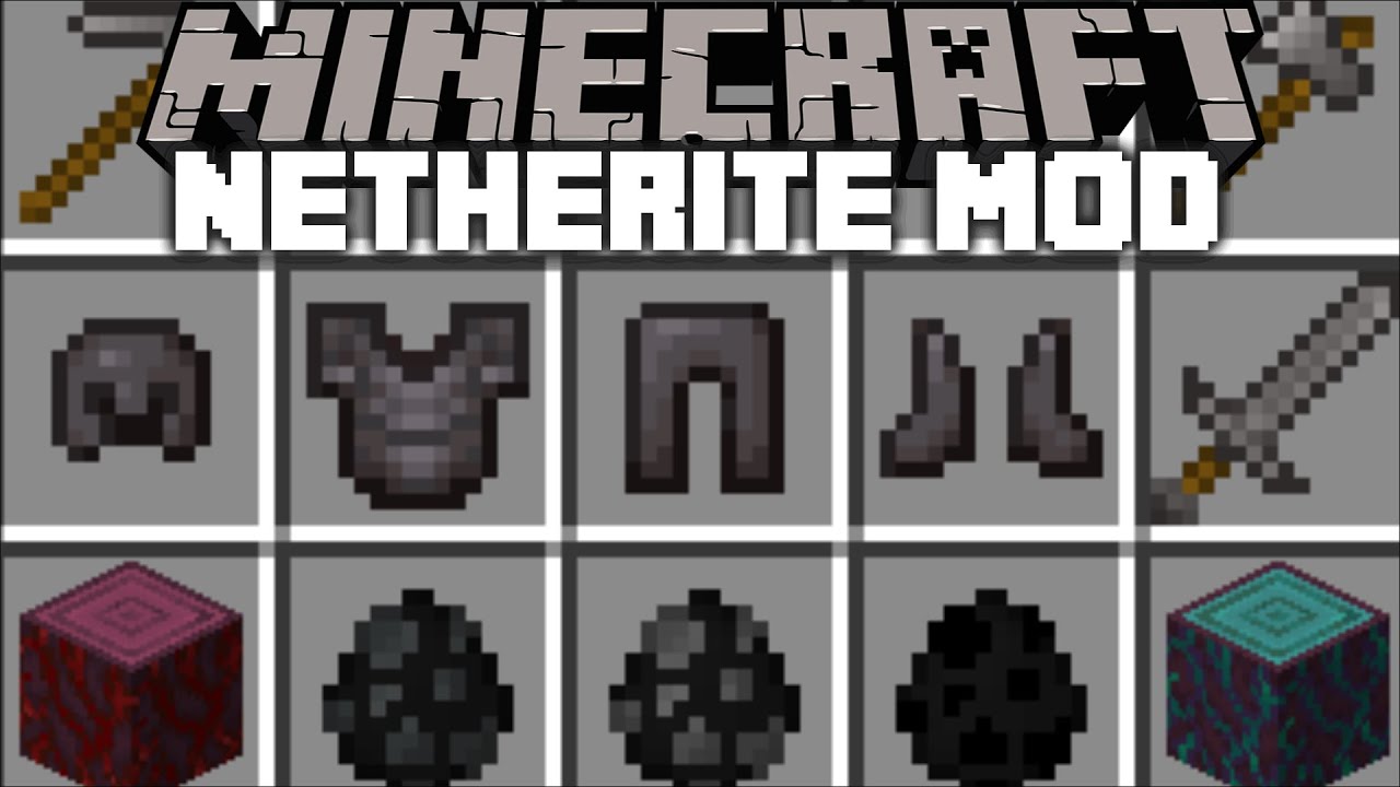 Minecraft Netherite Mod Keep Your Diamond Armor Away From This Power Minecraft Mods Youtube - build your own armor and weapons roblox classic roblox